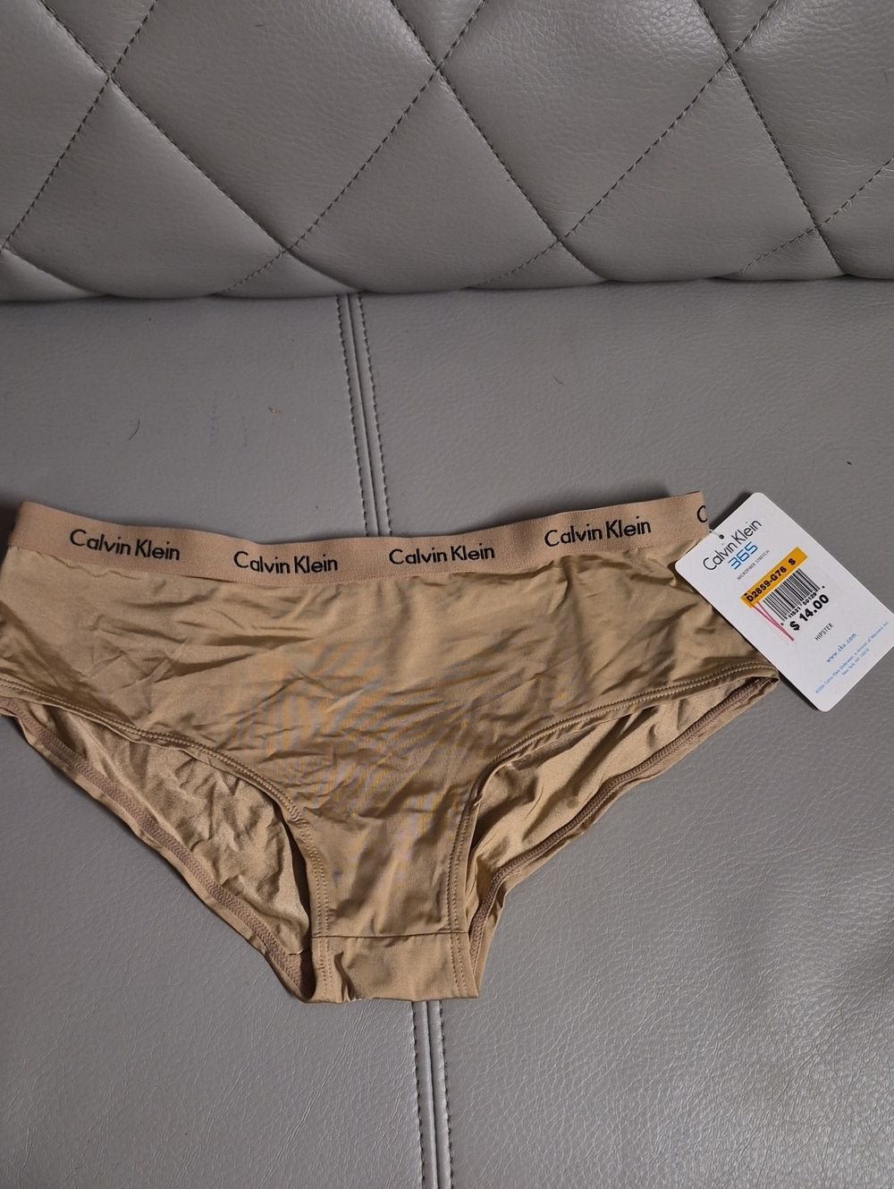 Calvin Klein Beige Hipster Panties